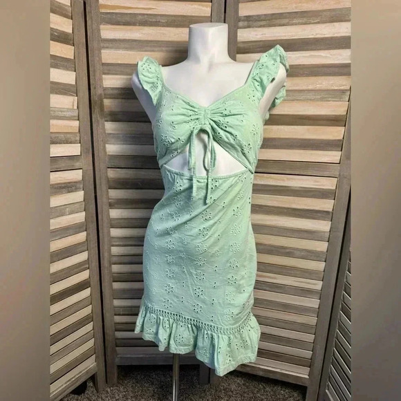 Asos Design – Seafoam Mini Dress - Size 4 - Picture 1 of 7